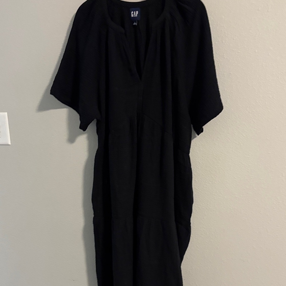 GAP Elegant Black Kaftan Dress